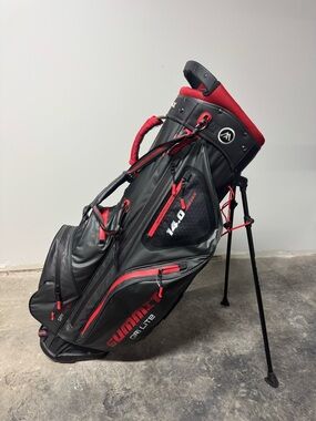 Big Max Dri Lite Summit Stand 14.0 Series Golf Stand Bag, 14-Way Dividers-Cooler